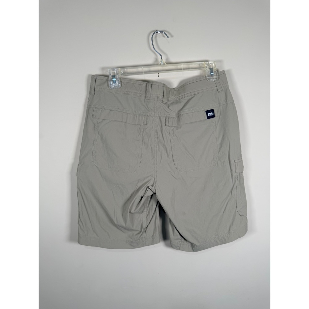 REI Co-op Sahara Cargo Shorts Womens 8 Tan Relaxed Fit Hiking Outdoor Utility - Picture 2 of 12